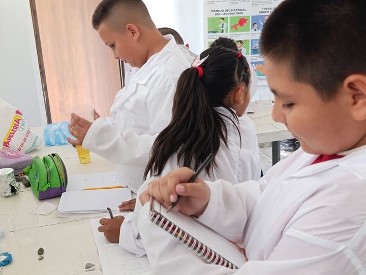 Registro de resultados en la práctica de laboratorio