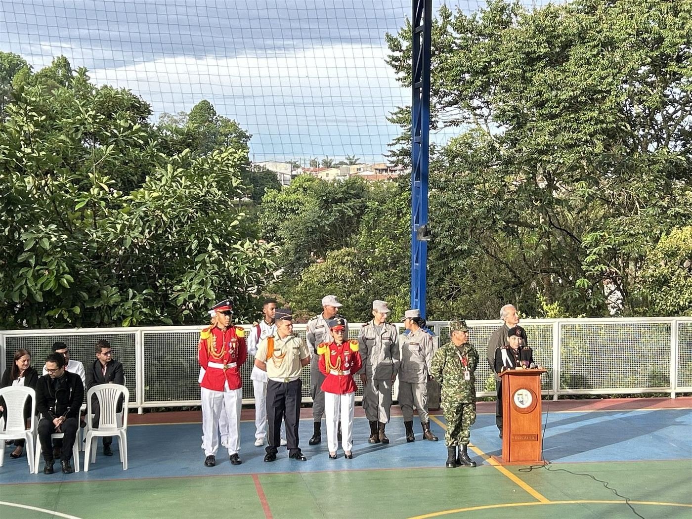 Palabras de las autoridades durante el acto