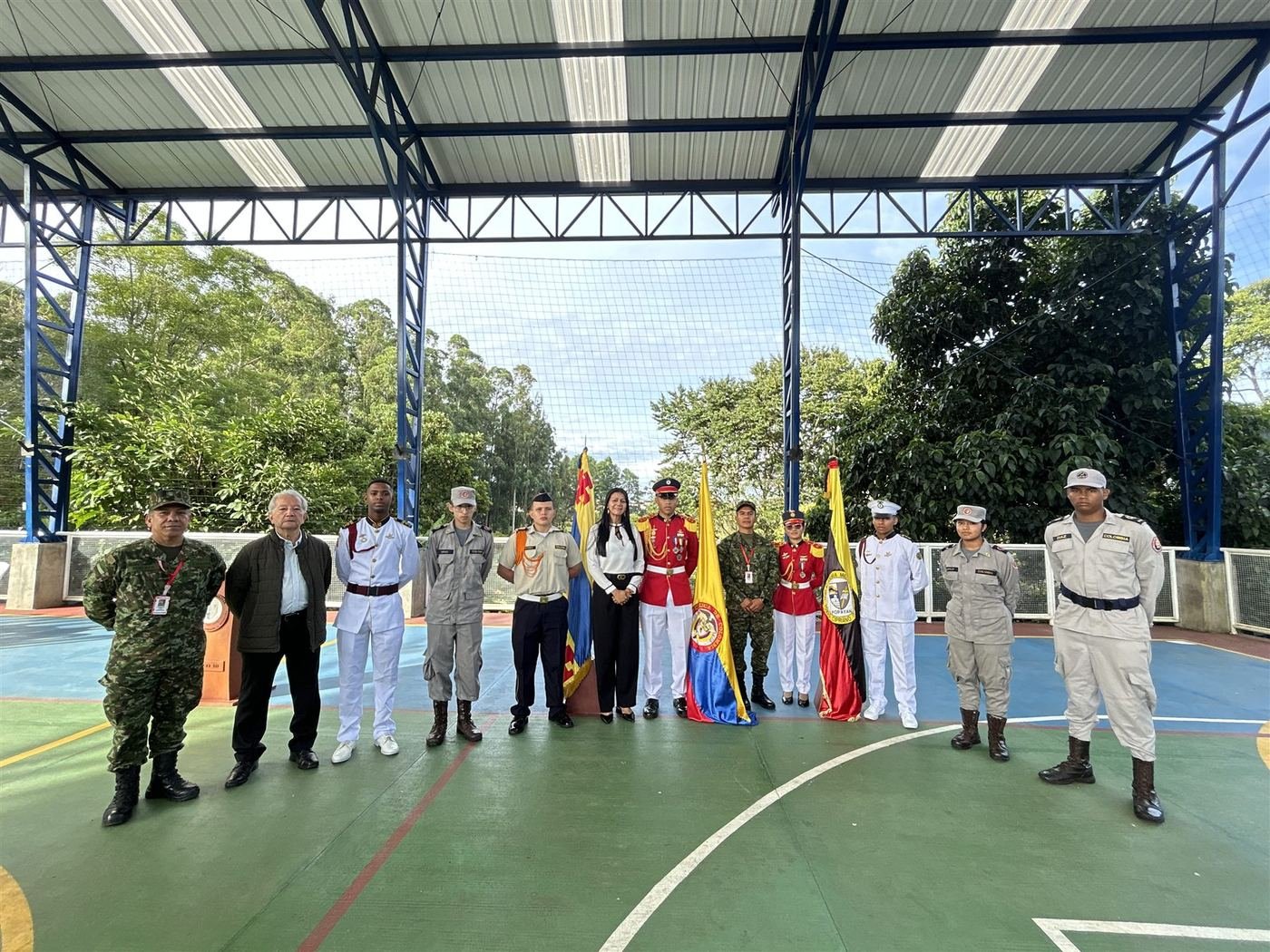 Delegación oficial del encuentro ACOMIL